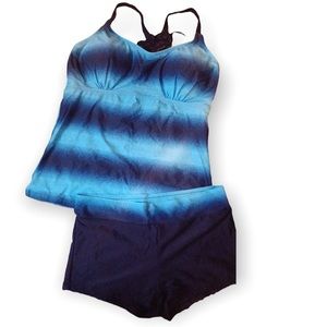 WOMENS BIKINIS COLOR BLUE/LIGHT BLUE SIZE XL